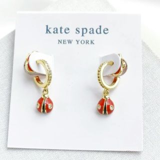 ケイトスペードニューヨーク(kate spade new york)のNEW【新品】kate spade ケイトスペード ピアス てんとう虫(ピアス)