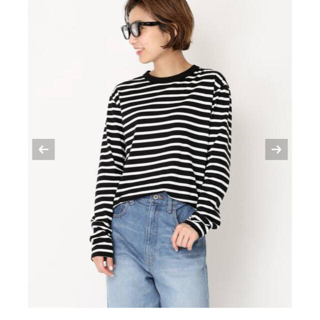 Deuxieme Classe COCO Stripe Tシャツ No5