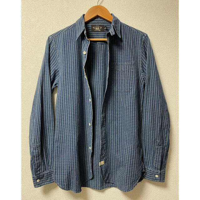 RRL Indigo Wabash  Checkシャツ