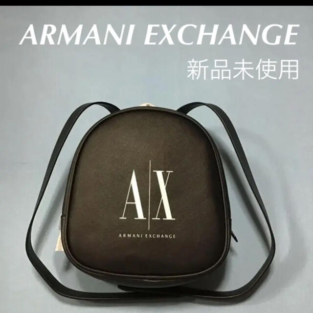 レディース洗練されたデザイン　ARMANI EXCHANGE ミニリュック　ブラック