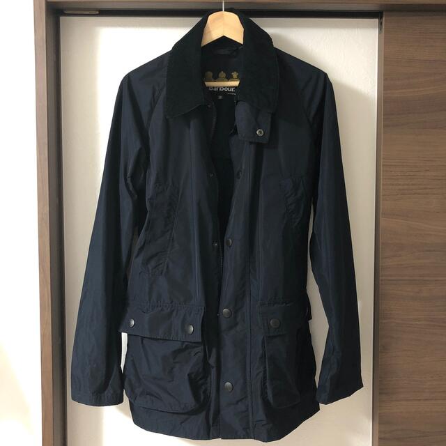 ブルゾンBarbour  バブアー　ノンオイル　ネイビー