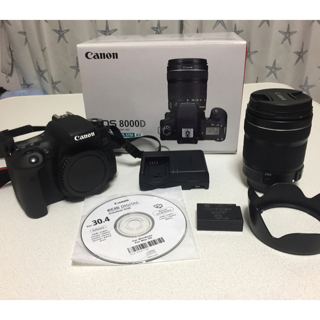 Canon EOS 8000D(W) EF-S18-135レンズキット超美品