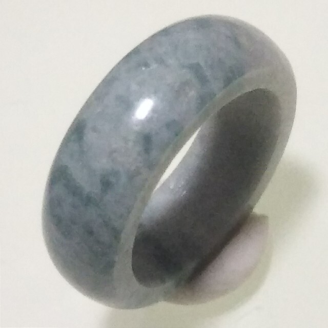 No.0714 硬玉翡翠の指輪 ◆ 糸魚川 小滝産 青翡翠 ◆ 天然石 4