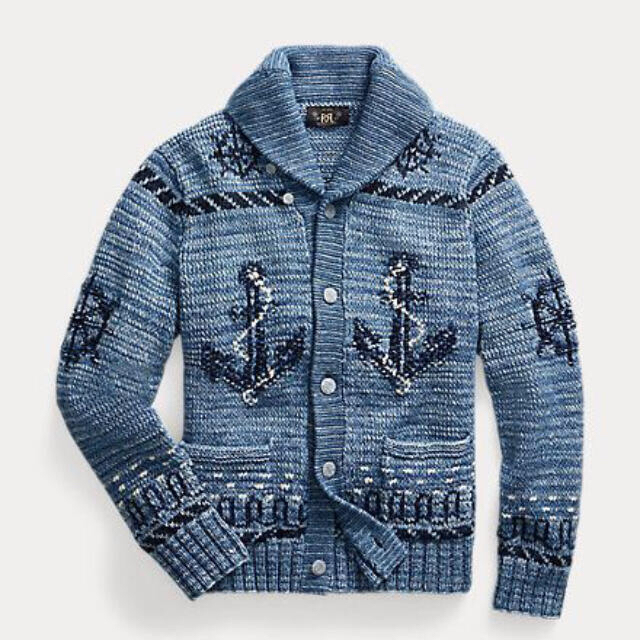 RRL - 新品*RRL*ハンドニット カーディガン*S* ダブルアールエル の RRL - 新品*RRL*ハンドニット カーディガン*S* ダブルアールエル の