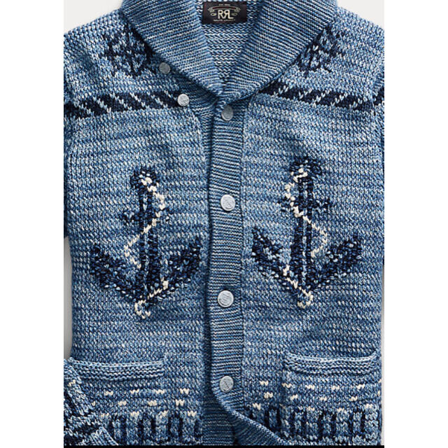 RRL - 新品*RRL*ハンドニット カーディガン*S* ダブルアールエル の RRL - 新品*RRL*ハンドニット カーディガン*S* ダブルアールエル の