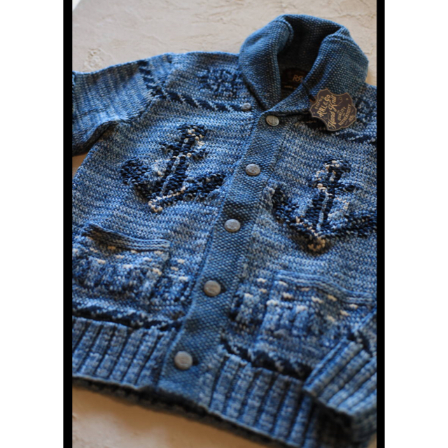 RRL - 新品*RRL*ハンドニット カーディガン*S* ダブルアールエル の