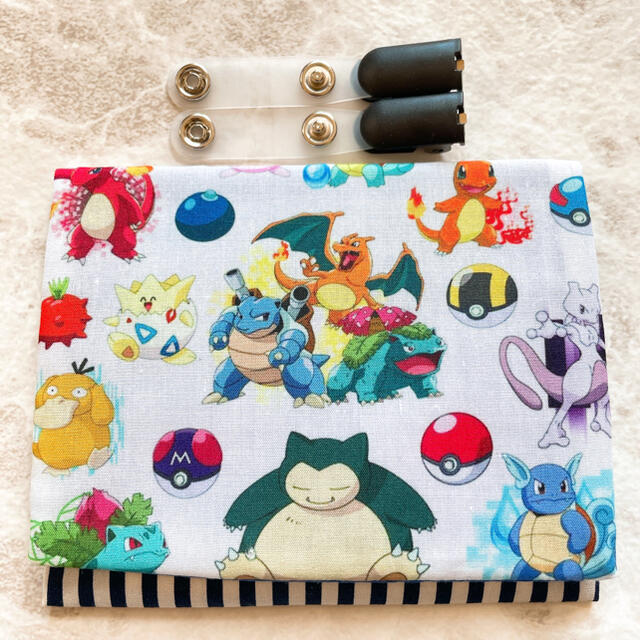 ポケモン♡移動ポケット♡ポケットポーチ♡男の子 ハンドメイドのキッズ/ベビー(外出用品)の商品写真