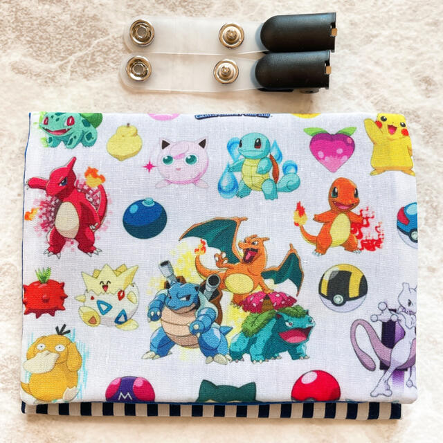 ポケモン♡移動ポケット♡ポケットポーチ♡男の子 ハンドメイドのキッズ/ベビー(外出用品)の商品写真