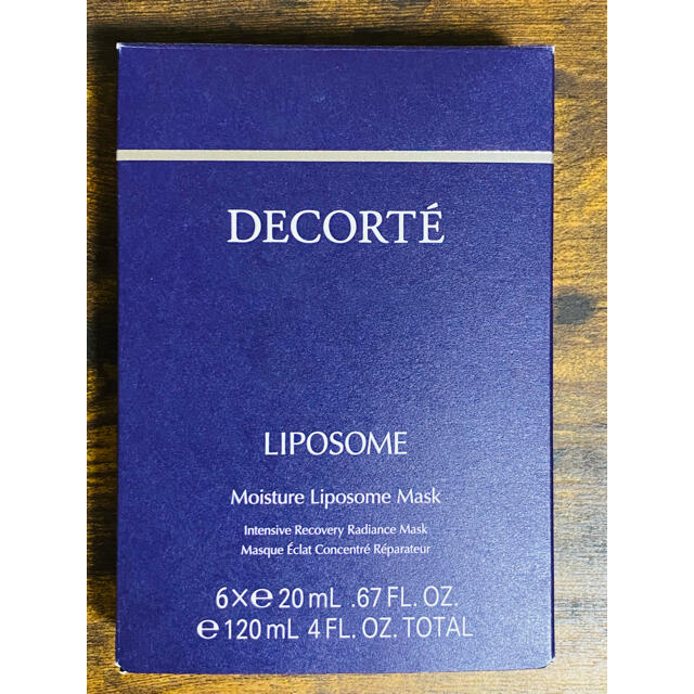 COSME DECORTE(コスメデコルテ)のコスメデコルテ モイスチュア リポソーム マスク 20ml×4枚入 コスメ/美容のスキンケア/基礎化粧品(パック/フェイスマスク)の商品写真