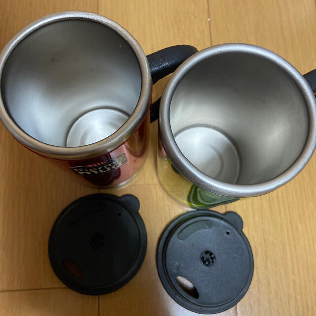 thermo mug(サーモマグ)のthermo mug  サーモマグ　2個セット　蓋付き スポーツ/アウトドアのアウトドア(食器)の商品写真