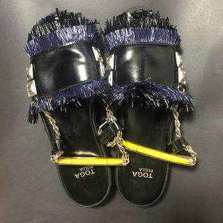 TOGA メタルチェーンプラットフォームサンダル - www.xtreme.aero