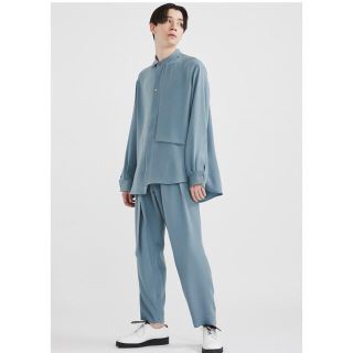 【新品未使用タグ付き】CULLNI 2020 S/S アシンメトリーラペルシャツ