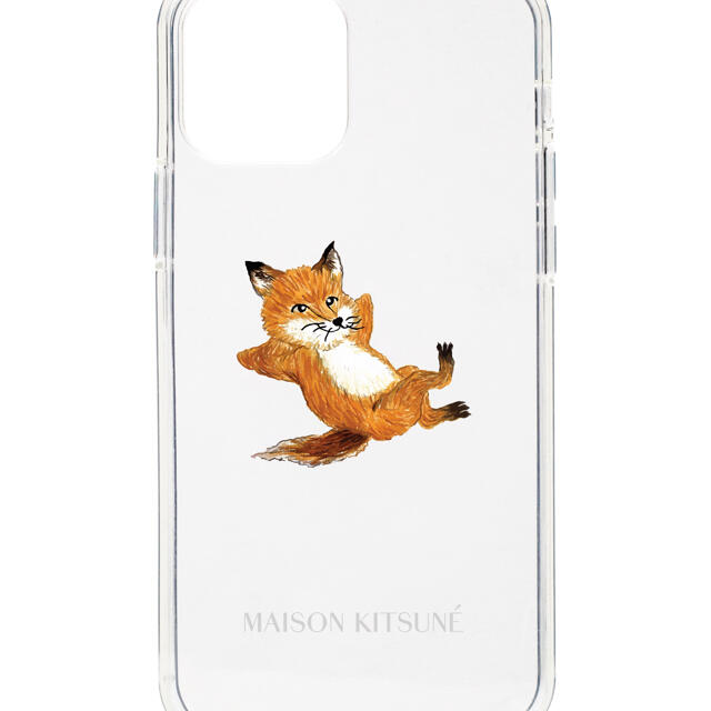 MAISON KITSUNE'(メゾンキツネ)のメゾンキツネ Chillax Fox iPhone12/12Pro (クリア) スマホ/家電/カメラのスマホアクセサリー(iPhoneケース)の商品写真