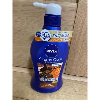 ビオレ(Biore)のニベア クリームケアボディウォッシュ ショコラノワールの香り 本体 480ml(ボディソープ/石鹸)