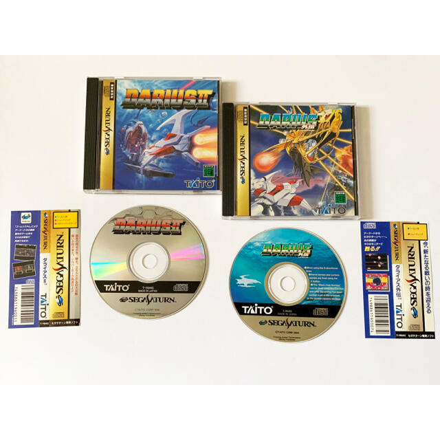 セガサターン ダライアス2 外伝セット 帯あり Saturn SS Darius