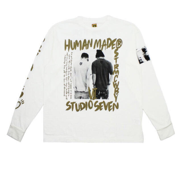 HUMAN MADE×STUDIO SEVEN ゴールド　ロンT