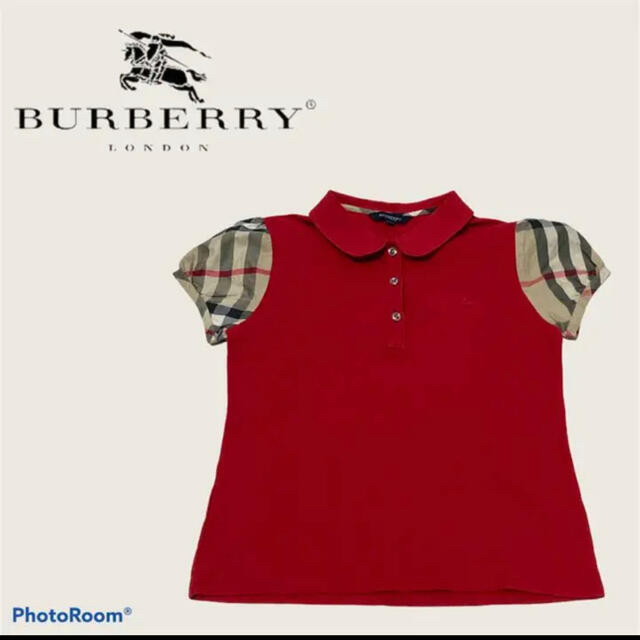 BURBERRY(バーバリー)のバーバリー　ポロシャツ キッズ/ベビー/マタニティのキッズ服女の子用(90cm~)(ブラウス)の商品写真