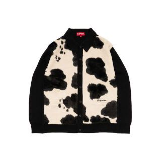 シュプリーム(Supreme)のXLSupreme Cow Print Cardiganカウプリントカーディガン(カーディガン)