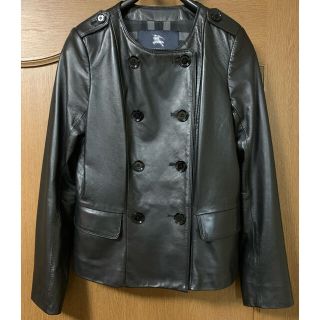 バーバリー(BURBERRY)の★☆BURBERRY LONDON ノーカラー レザージャケット☆★(ライダースジャケット)