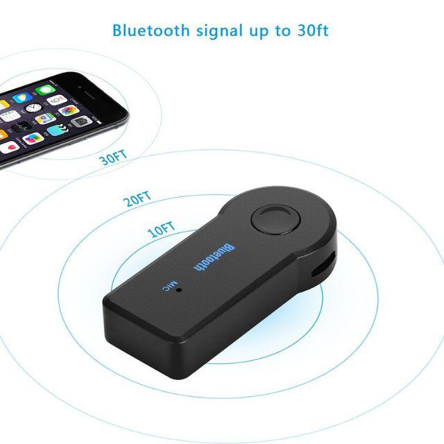 ワイヤレス Bluetooth 5.0 レシーバ ＆ トランスミッタ スマホ/家電/カメラのスマホアクセサリー(その他)の商品写真