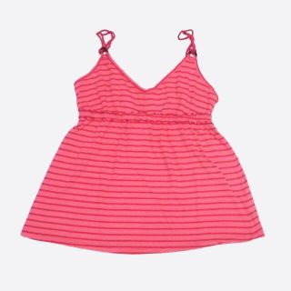 オールドネイビー(Old Navy)の★新品★オールドネイビー★ボーダーキャミソールチュニック (Pink/M)(キャミソール)