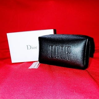 ディオール(Dior)のdiorノベルティーポーチブラック&プレステージ ユイル ド ローズ(その他)