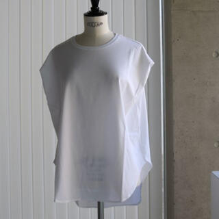 マディソンブルー(MADISONBLUE)のコットンシルクTシャツ   ホワイト(Tシャツ/カットソー(半袖/袖なし))
