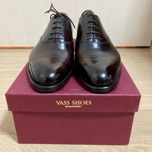 EDWARD GREEN(エドワードグリーン)の新品未使用 VASS SHOES ヴァーシュ ミュージアムカーフ41 Fラスト メンズの靴/シューズ(ドレス/ビジネス)の商品写真