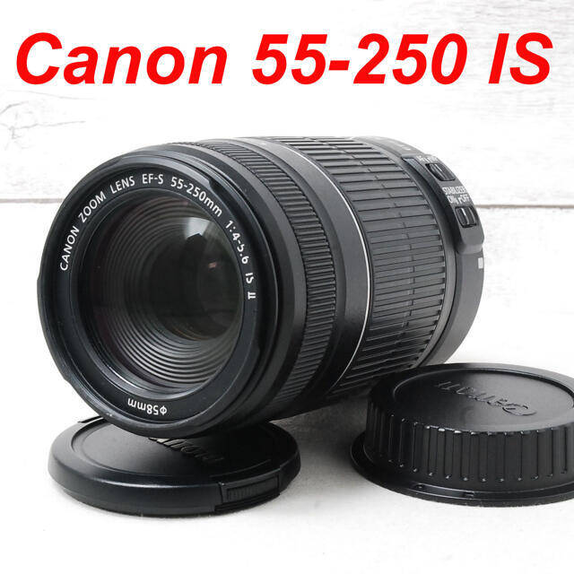 ❤️キャノン一眼レフ望遠❤️Canon EF-S 55-250 IS Ⅱ 【国産】 30