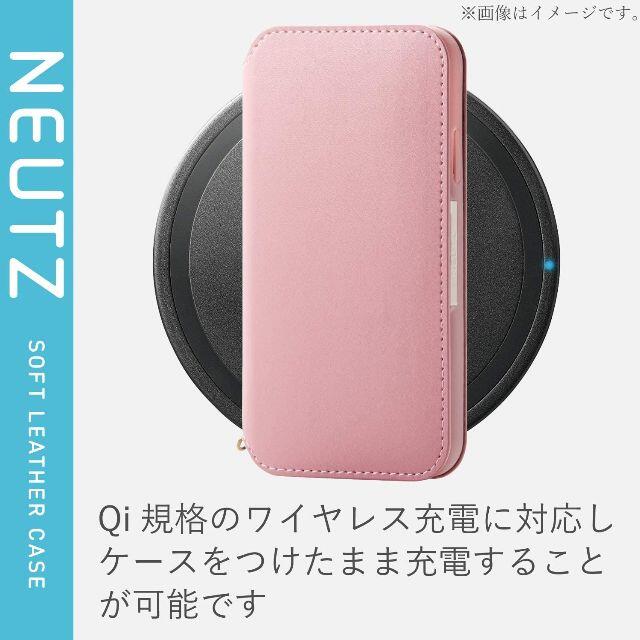 ELECOM(エレコム)のiPhone 11ケース 手帳型ケース NEUTZ ソフトレザーケース(ピンク) スマホ/家電/カメラのスマホアクセサリー(iPhoneケース)の商品写真