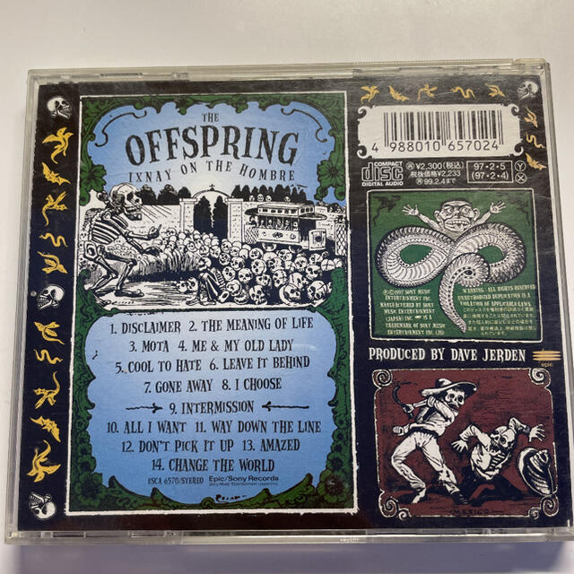 The OFFSPRING イクスネイ・オン・ジ・オンブレ エンタメ/ホビーのCD(ポップス/ロック(洋楽))の商品写真