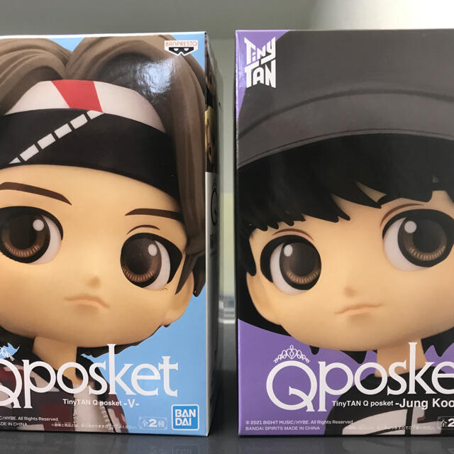 BTS tinytan Qposket  フィギュア　テテ＆ジョングク2種セット