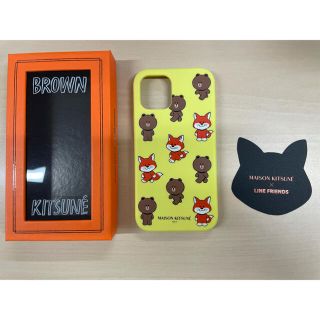 メゾンキツネ(MAISON KITSUNE')のMAISONKITSUN✖️LINEFRIENDS iPhone12ケース(iPhoneケース)