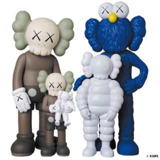 メディコムトイ(MEDICOM TOY)のKAWS FAMILY BROWN/BLUE/WHITE(その他)