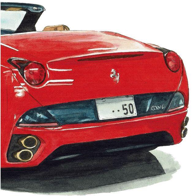 Ferrari - GC-1601フェラーリカリフォルニア限定版画サイン額装作家平 ...