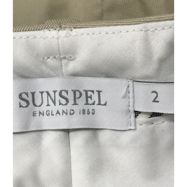 SUNSPEL(サンスペル)の美品 サンスペル SUNSPEL コットン 麻 パンツ    レディース 2 レディースのパンツ(カジュアルパンツ)の商品写真