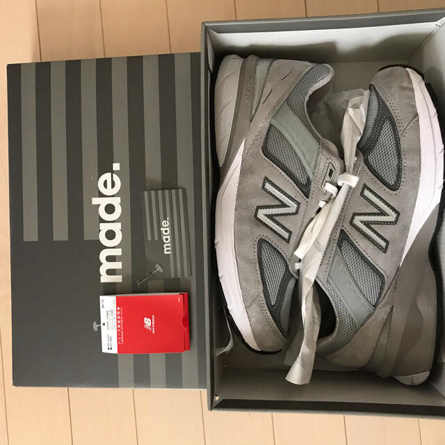 新品new balance990V3アメリカ製カーキオレンジ27