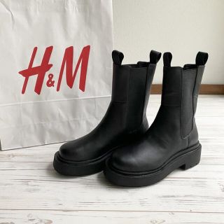 H&M - H&M チェルシーブーツの通販 by m ｜エイチアンドエムなら ...