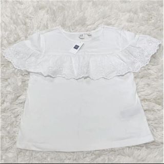 ギャップキッズ(GAP Kids)のgap kids 新品 130cm レース トップス　定価¥2400 値下げ中(Tシャツ/カットソー)