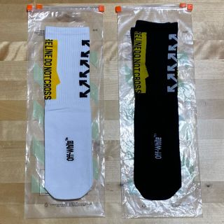 オフホワイト(OFF-WHITE)のオフホワイト　ソックス　2足セット(ソックス)