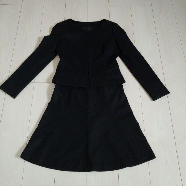 UNTITLED スカートスーツ ブラック フォーマルフォーマル/ドレス