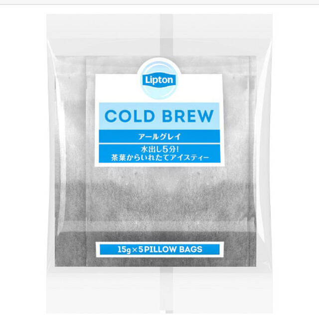 リプトン コールドブリューティーバッグ　アールグレイティー　1箱（30バッグ入） 食品/飲料/酒の飲料(茶)の商品写真