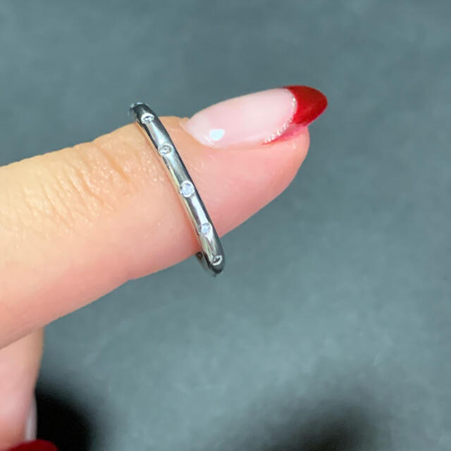 PANDORA  パンドラ　ストーンシルバーリング　8号 レディースのアクセサリー(リング(指輪))の商品写真