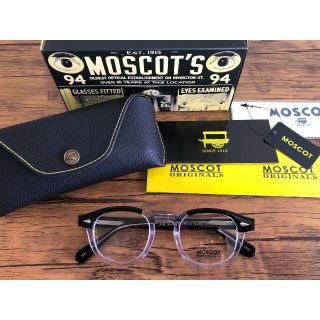 MOSCOT LEMTOSH/モスコット 46 BLACK/CRYSTAL(サングラス/メガネ)