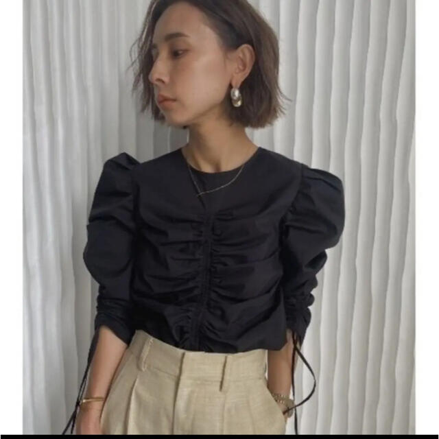 AmeriVINTAGEカラーAmeri 2WAY LADY FISHBONE MINI BLOUSE