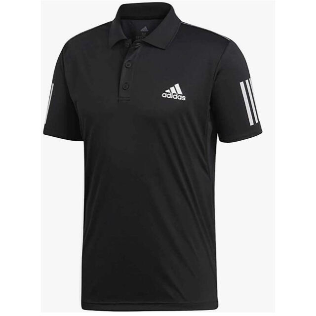 アディダス adidas ポロシャツ　メンズ　ブラック　黒　ゴルフ　テニス　L