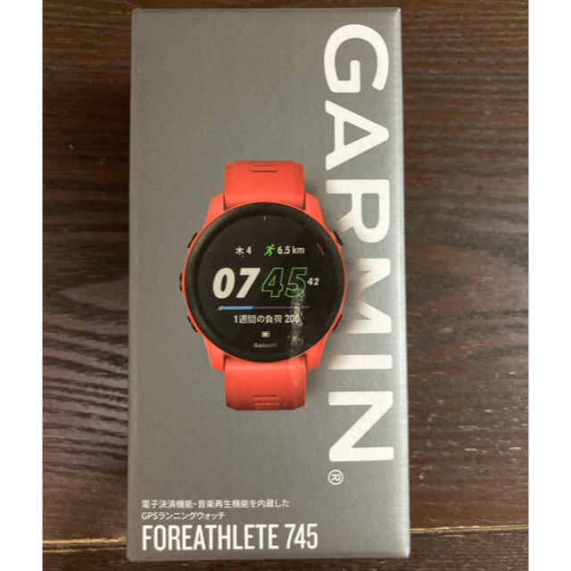 GARMIN - 新品 GARMIN ガーミン ForeAthlete 745 Magma Redの通販 by ...