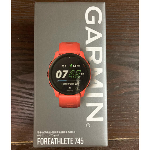 新品 GARMIN ガーミン ForeAthlete 745 Magma Red