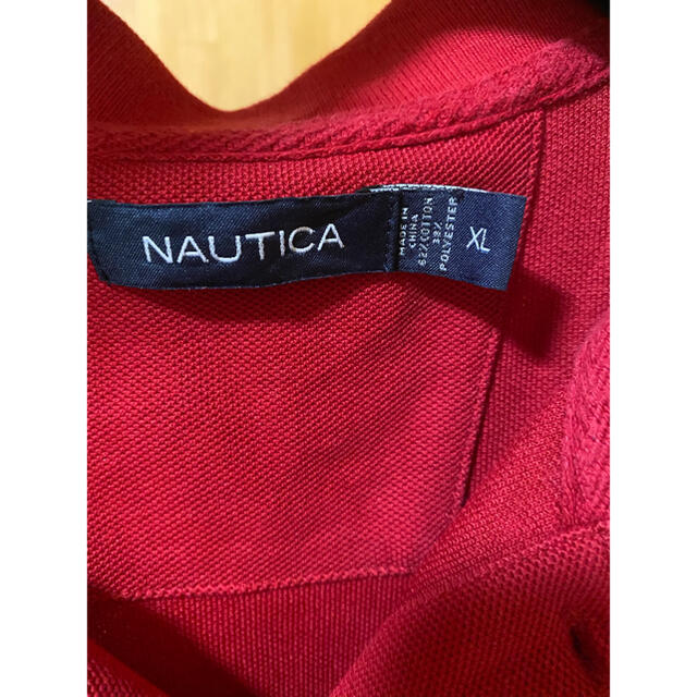 NAUTICA(ノーティカ)のNAUTICA ノーティカ　ポロシャツ XL 赤 メンズのトップス(ポロシャツ)の商品写真