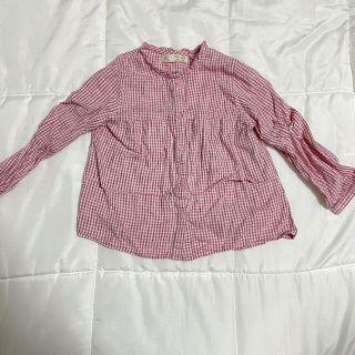 ザラキッズ(ZARA KIDS)のZARA baby ギンガムチェックデザインブラウス　104cm(ブラウス)